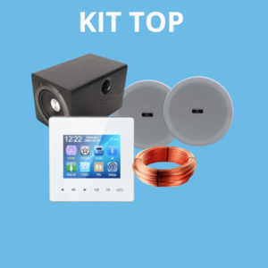 Kit som ambiente 2 colunas, grave + instalação