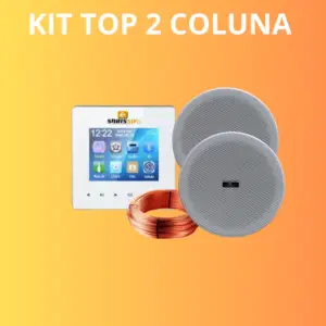 kit som ambiente 2 colunas + instalação