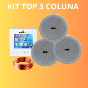 Kit som ambiente 3 coluna + instalação