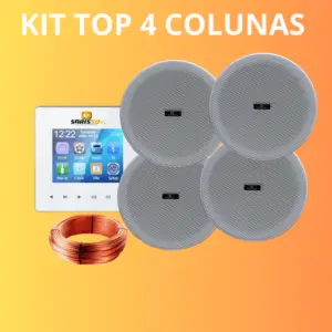 Kit som ambiente 4 colunas + instalação